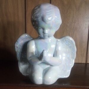 Iridescent Angel Figurine